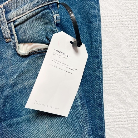 CURRENT ELLIOTT High Waist Distressed Kick-flare Jeans - Picture 6 of 12